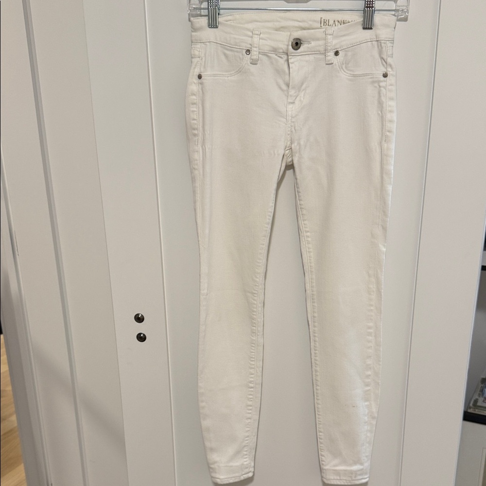 Blank NYC Off-White Skinny Jeans